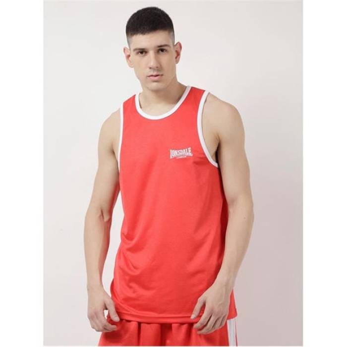 Lonsdale 【 Boxing Vest Men Red/White 】 ベスト メンズ Red 赤・レッド 白色 ホワイト 11,753円