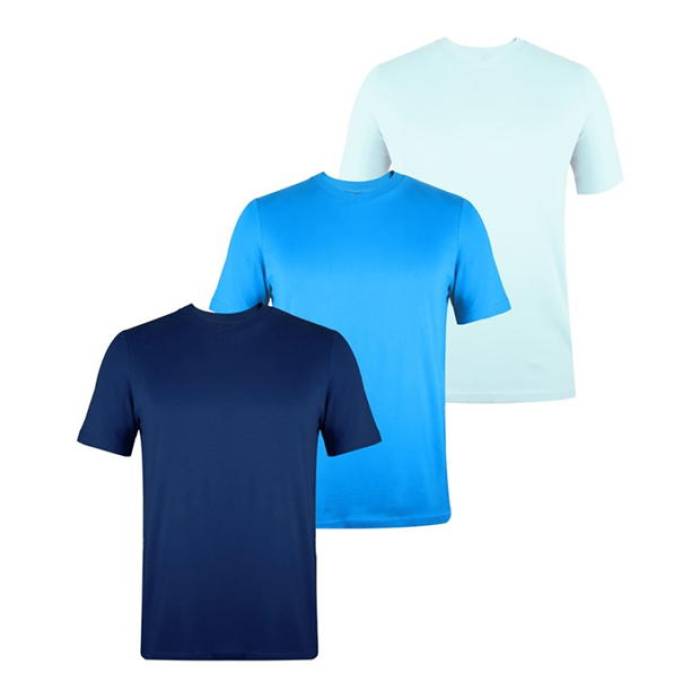 Donnay 【 Three Pack V Neck T Shirt Mens Men Ltblue/Blue/Dkb 】 メンズ メンズ 青み 青色