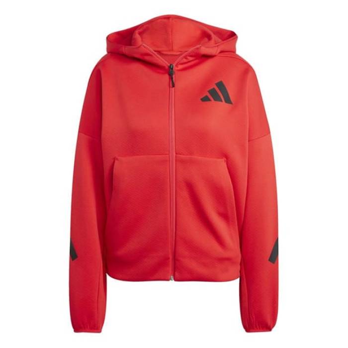 アディダス Adidas 【 Z.n.e. Full Zip Hoodie Womens Women Pure Ruby 】 フーディー パーカー レディース レディース ピュア