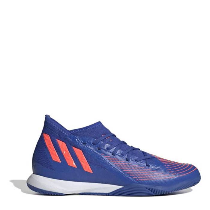 アディダス Adidas 【 Predator Edge .3 Indoor Football Trainers Men Blue/Orange 】 プレデター 蹴球 シューズ スニーカー メンズ 青味 青み orange 橙・オレンジ色