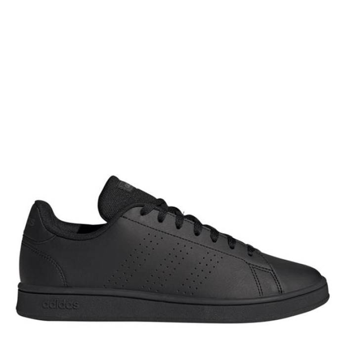アディダス Adidas 【 Advantage Base Low-Top Trainers Boys Kids Black/Grey Six 】 シューズ スニーカー ジュニア キッズ 黒色 ブラック 灰色 グレー