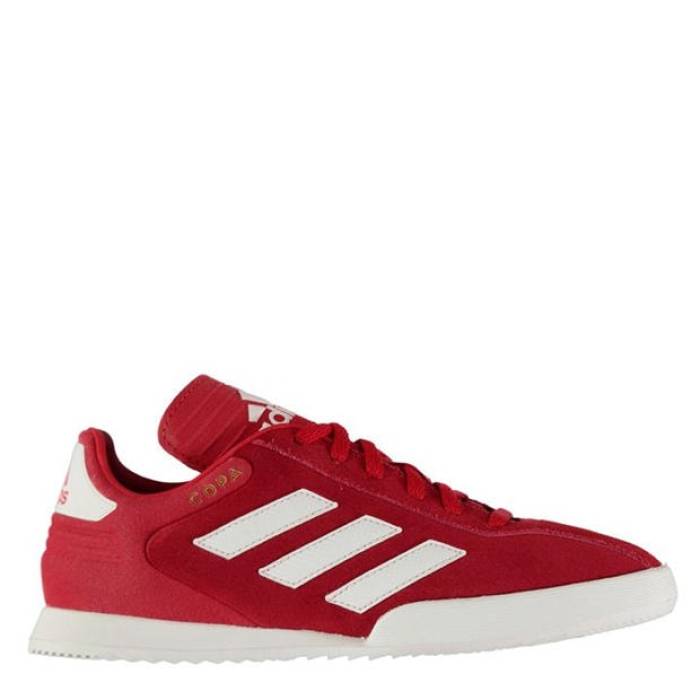 アディダス Adidas 【 Copa Super Suede Kids Trainers Kids Red/White 】 スエード・スウェード シューズ スニーカー 御坊っちゃん キッズ Red 赤・赤いこと 白いこと 白いこと