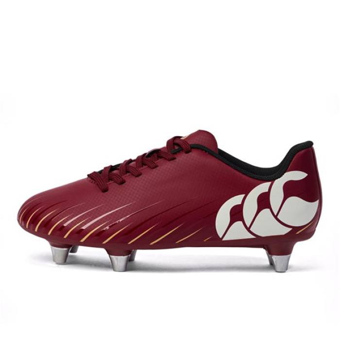 カンタベリー Canterbury 【 Speed Juniors Soft Ground Rugby Boots Kids Red Dahlia 】 Speed スピード ラグビー ブーツ ジュニア キッズ Red 赤・レッド|スニケス