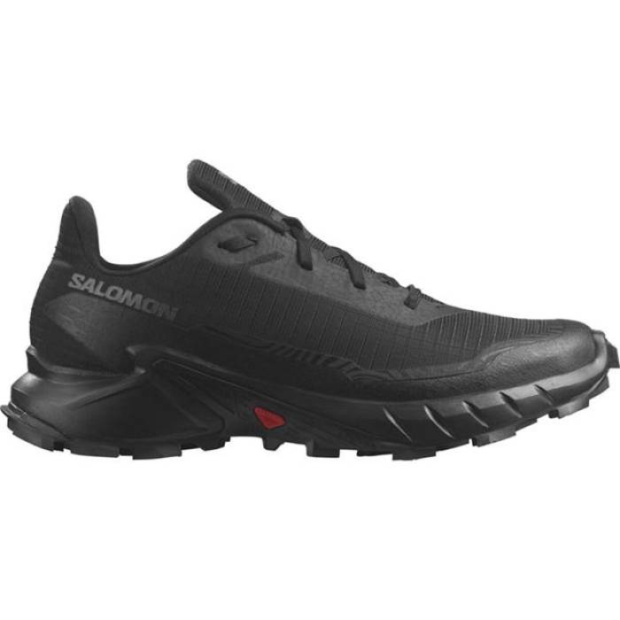 サロモン Salomon 【 Alphacross 5 Trail Running Shoes Womens Women Black/Black 】 シューズ 運動すること靴 レディース レディース 黒いこと 黒いこと