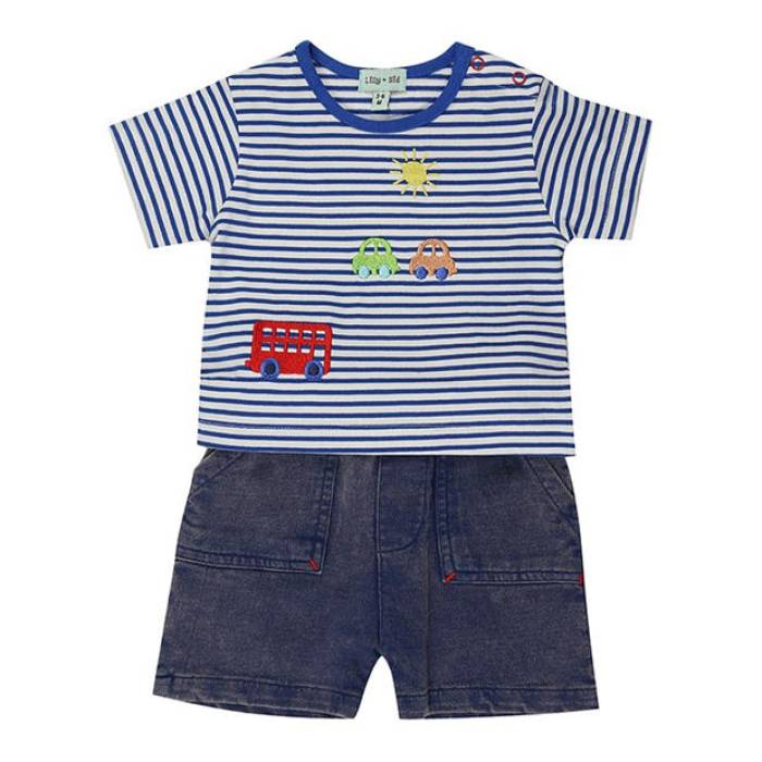 Lilly And Sid 【 Transport T-Shirt Kids Multi 】 ティーシャツ お坊っちゃん キッズ