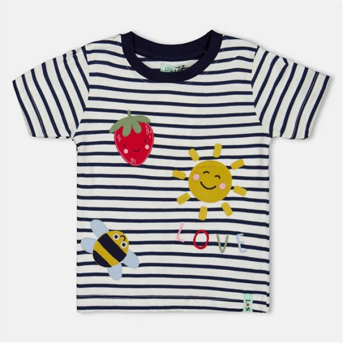 Lilly And Sid 【 Busy Bee Regular Fit T-Shirt Kids Multi 】 プルオーバー 御坊っちゃん キッズ