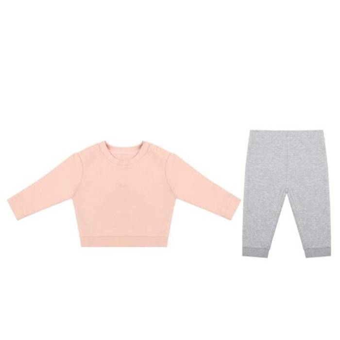 Firetrap 【 Baby Girls 2Pc Jogger Set Kids Blush/Grey 】 ジョガーパンツ お坊っちゃん キッズ 薄墨色 薄墨色