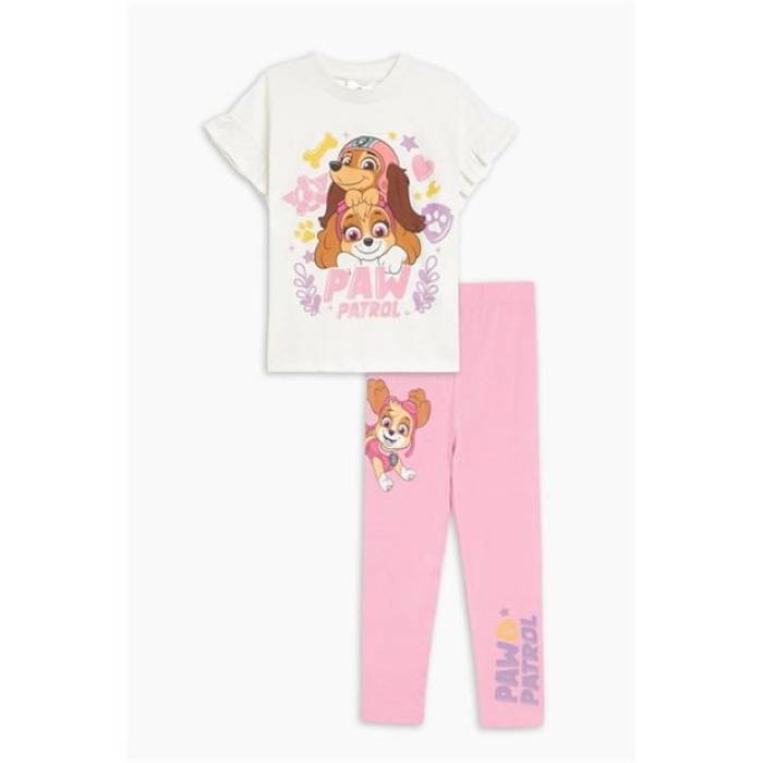 Character 【 Paw Patrol Frill T-Shirt Kids White 】 ティーシャツ お坊っちゃん キッズ 白いこと 白いこと