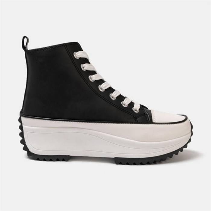 Firetrap 【 Platform Hi Top Ladies Trainers Women Black 】 シューズ スニーカー レディース 黒いこと 黒いこと