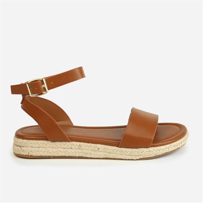 Wheres That From 【 Women's Raffia Flatform Sandals Women Tan 】 レディース サンダル レディース