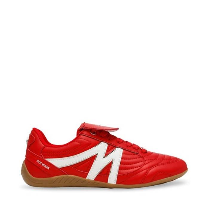 スティーブマデン Steve Madden 【 Women\u0027s Freekick Runners Women Red 】 レディース レディース Red 赤・赤いこと