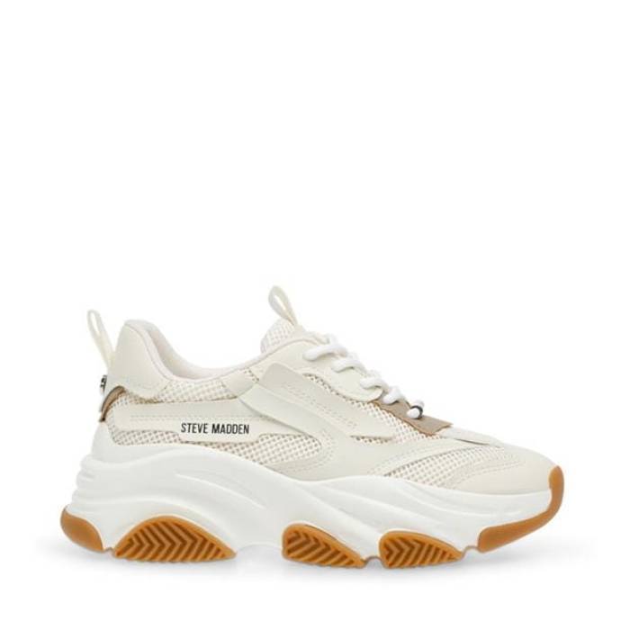 スティーブマデン Steve Madden 【 Women's Possession Chunky Trainers Women White/Gum 】 レディース シューズ スニーカー レディース 白色 ホワイト