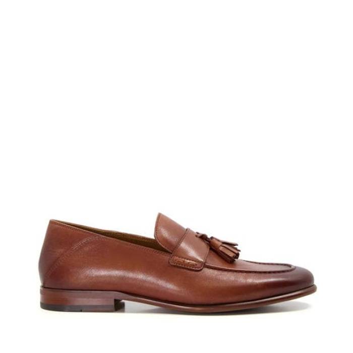 デューンロンドン Dune London 【 Support Tassel Loafers Men Tan Lth 511 】 ローファー メンズ