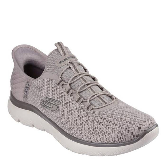 スケッチャーズ Skechers 【 Slip-Ins: Summits - High Range Mens Men Taupe 】 ハイ メンズ メンズ