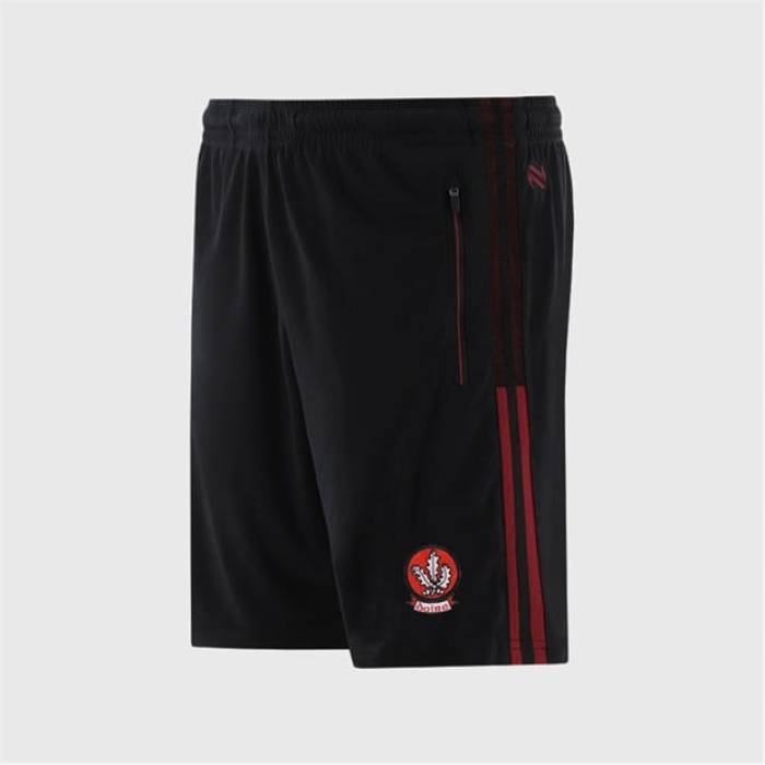 Oneills 【 Derry Nepal Gaa Poly Shorts Senior Men Blk/Chilli/Rhod 】 さる股引き 年がしら メンズ ズボン・パンツ-メンズファッション