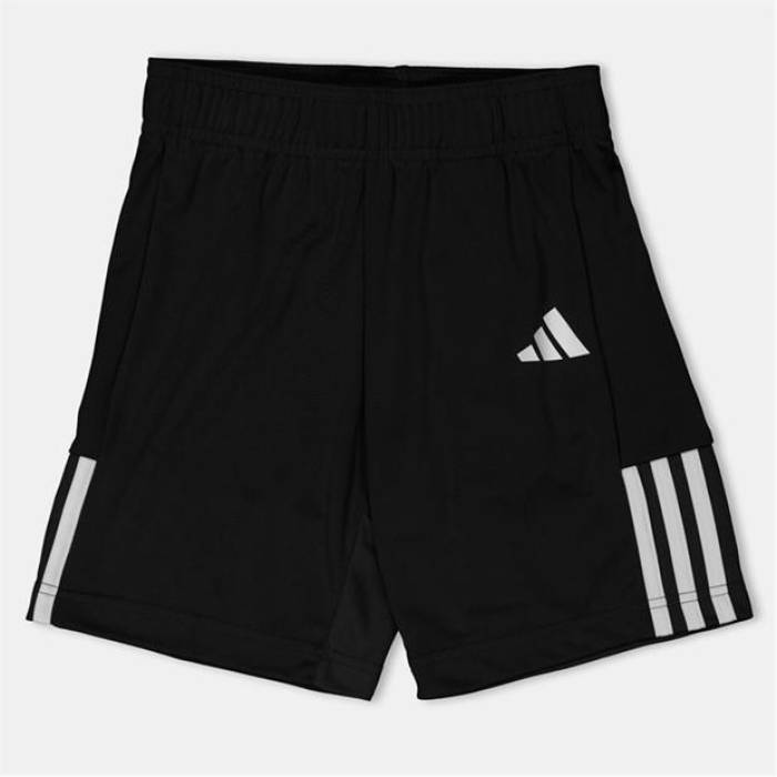 アディダス Adidas 【 Sereno Training Shorts Juniors Kids Black/White 】 形づくる さる股引き お坊っちゃん キッズ 黒いこと 黒いこと 白いこと 白いこと
