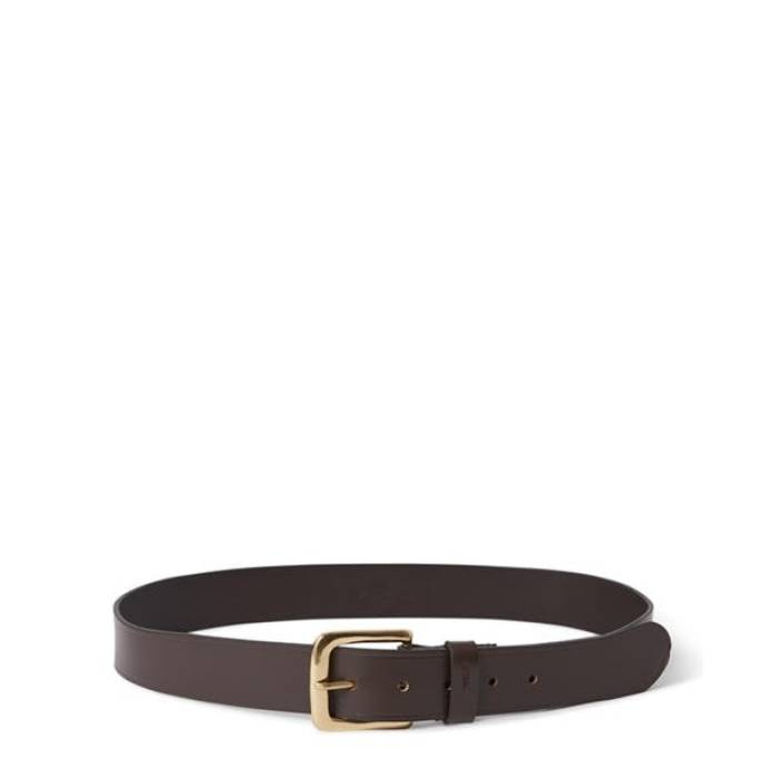 牡掻きならす Osprey 【 Wesley Leather Belt Unisex Chocolate 】 なめし革 胴締め ユニ一発やる