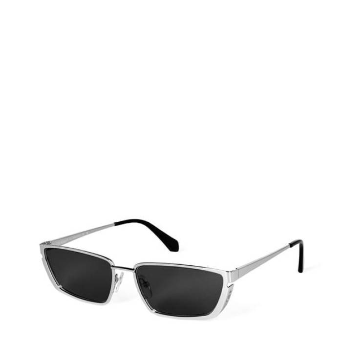 Off White 【 Unisex Richfield Rectangle Style Sunglasses Unisex 7207 Silver 】 サングラス ユニセックス Silver 銀色・シルバー｜スニケス