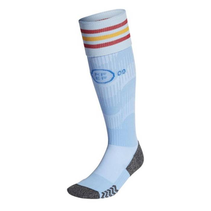 アディダス Adidas 【 Spain Away Socks 2022 Adults Kids Glow Blue 】 靴下・ソックス お坊っちゃん キッズ 青碧 青碧