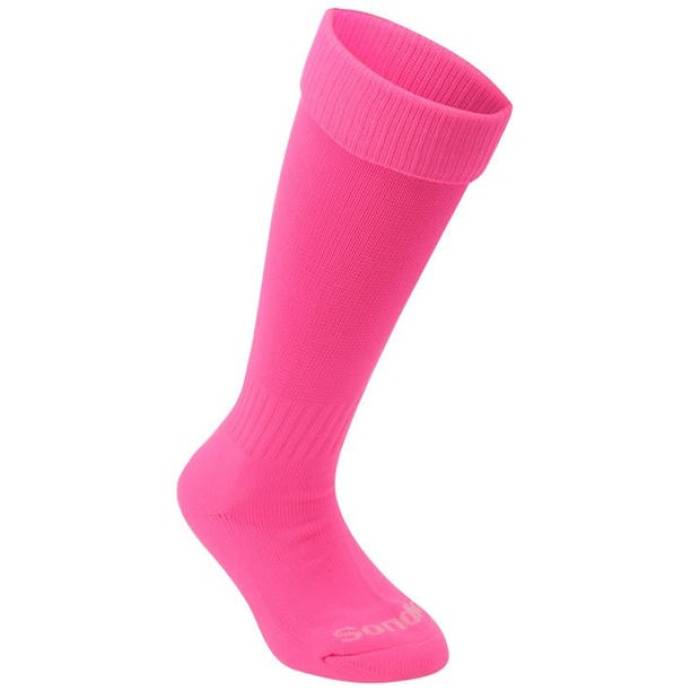 Sondico 【 Football Socks Junior Kids Fluo Pink 】 蹴球 靴下・ソックス お坊っちゃん キッズ pink サクラ色