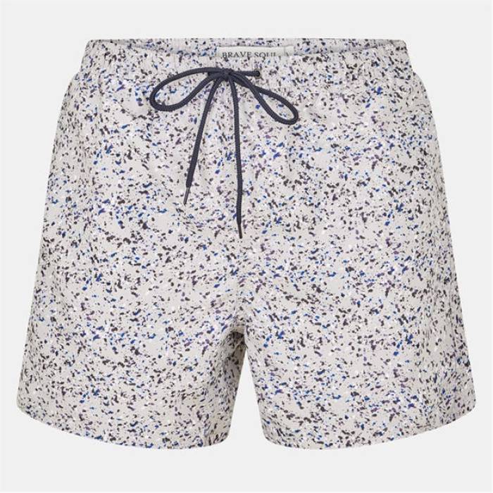 ブレイブソウル Brave Soul 【 Print Swim Short Men Grey Multi 】 メンズ 灰色 グレー｜スニケス
