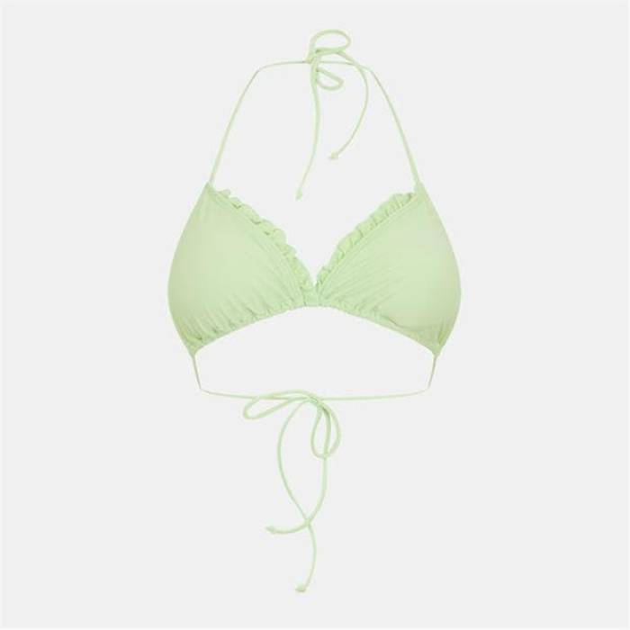ブレイブソウル Brave Soul 【 Bikini Top With Frill Women Mint Green 】 レディース green 緑・グリーン