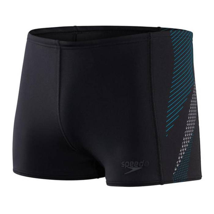 スピード Speedo 【 Tech Swim Shorts Men Black/Blue 】 テック ショーツ メンズ 黒色 ブラック 青色 ブルー｜スニケス