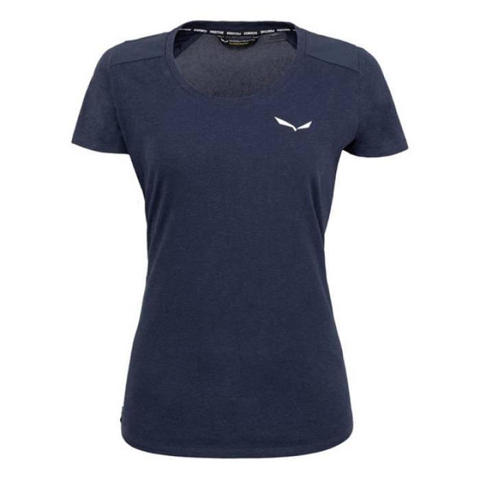 サレワ Salewa 【 Lavaredo Hemp T-Shirt Womens Women Navy Blazer 】 Tシャツ レディース レディース 紺色 ネイビー ブレイザー