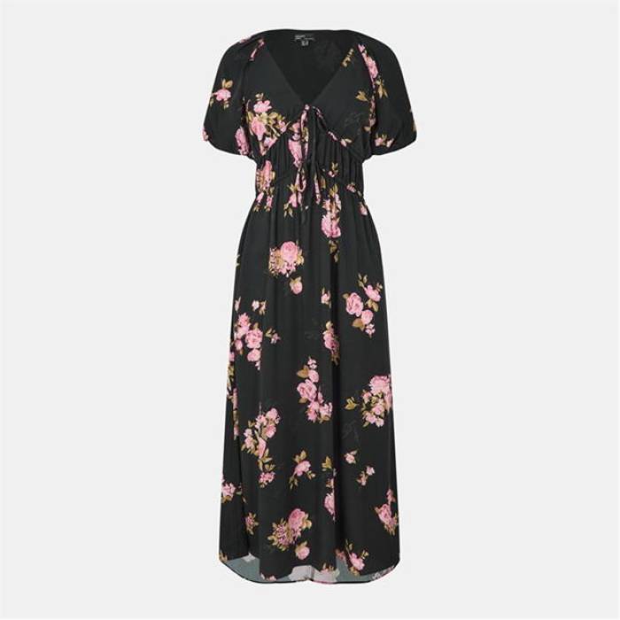 Nobodys Child 【 Floral Cory Midi Dress Women Multi 】 ドレス レディース