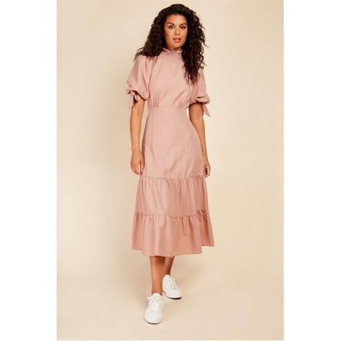 リトルミストレス Little Mistress 【 Maxi Dress Women Coral Rose 】 マキシドレス レディース Rose ローズ