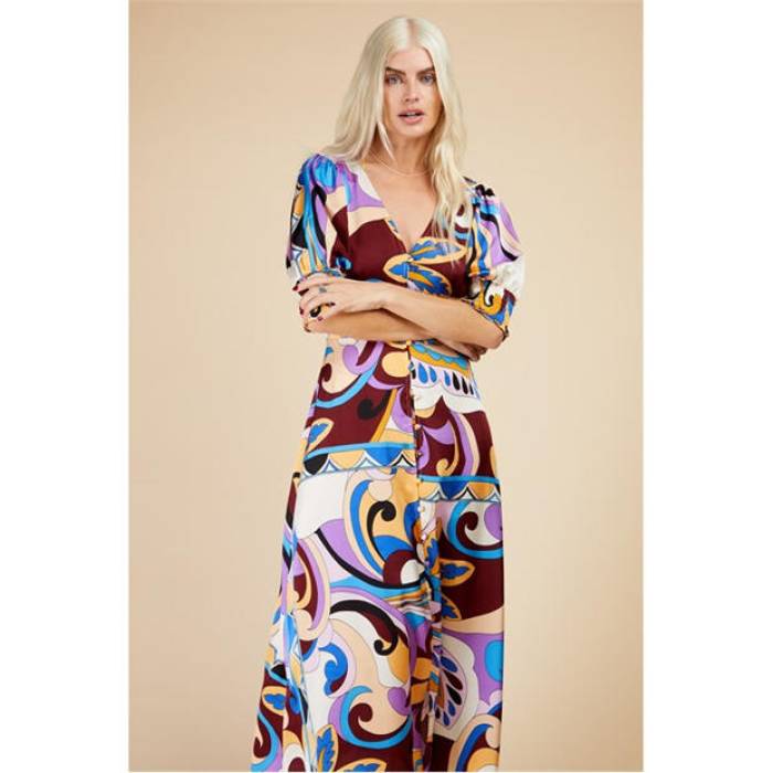 リトルミストレス Little Mistress 【 Maxi Dress Women Multi 】 マキシ御召しもの レディース