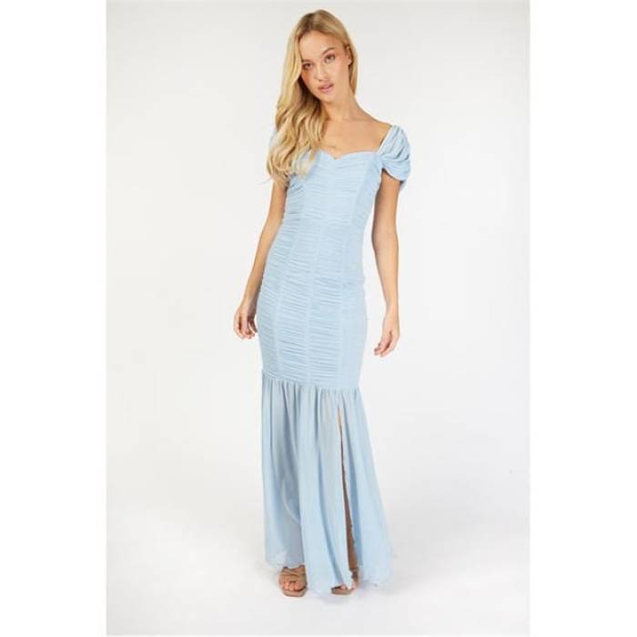 リトルミストレス Little Mistress 【 Maxi Dress Women Ice Blue 】 マキシドレス レディース 青色 ブルー｜スニケス