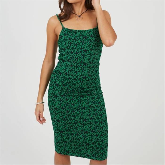 ブレイブソウル Brave Soul 【 Strappy Drs Ld99 Women Black/Green 】 レディース 黒いこと 黒いこと green 緑・緑であること