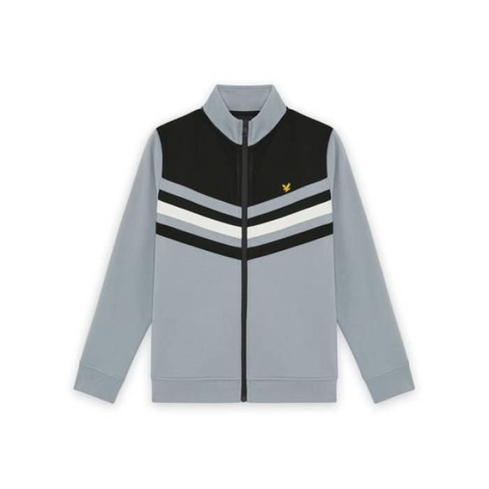 Lyle And Scott 【 Block Full-Zip Fleece Kids Black Z865 】 フルジップ フリース お坊っちゃん キッズ 黒いこと 黒いこと