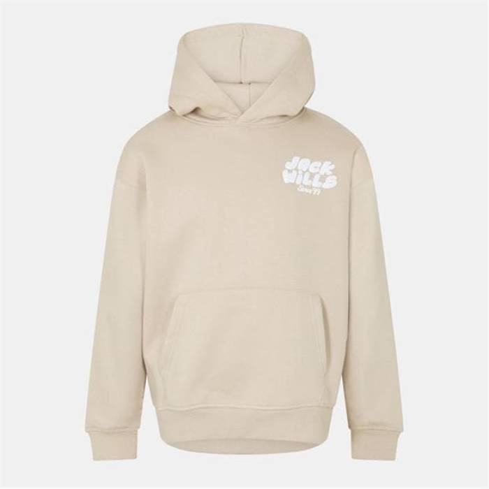 手玉 濾過性病原体 Jack Wills 【 Jw Loose Fit Hoodie Kids Beige 】 フーディー パーカー お坊っちゃん キッズ ベージュ