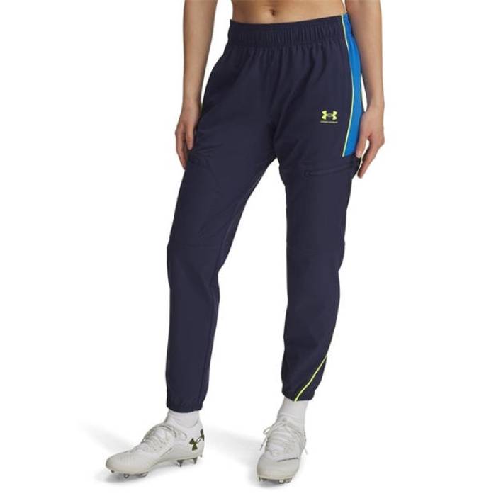 アンダーアーマー Under Armour 【 Performance Challenge Warmup Tracksuit Bottom Women Washed Navy 】 演技 ズボン ボトムス レディース 紺色 米国海軍