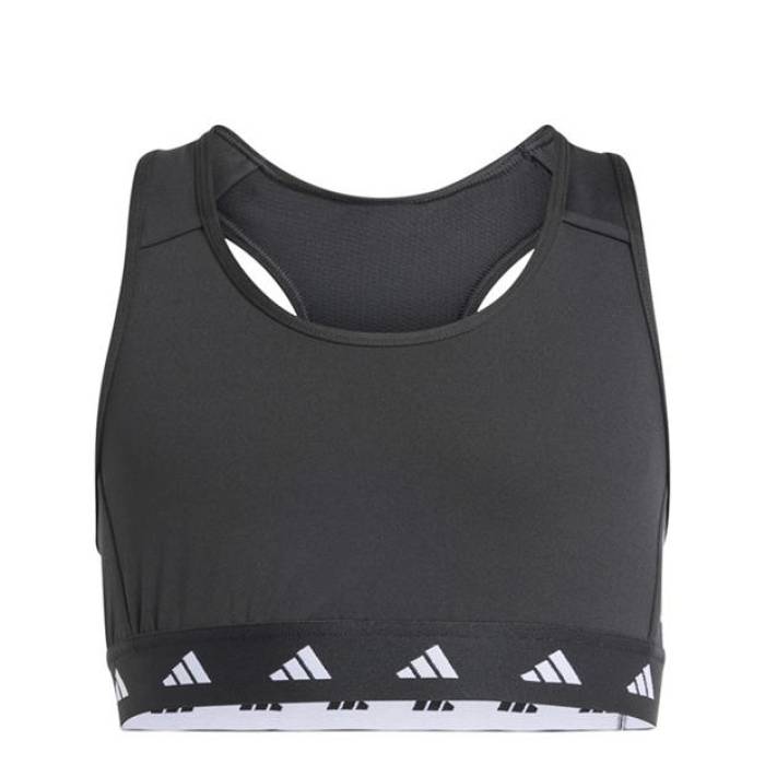 アディダス Adidas 【 Techfit Power React Bra Juniors Kids Black/White 】 Power 力強さ リアクト お坊っちゃん キッズ 黒いこと 黒いこと 白いこと 白いこと