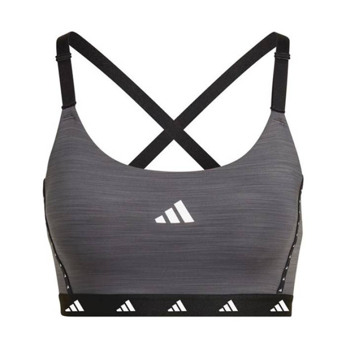 アディダス Adidas 【 Aeroimpact Training Light-Support Techfit Bra Ld99 Women Dgreyh/Black 】 トレーニング レディース 黒色 ブラック