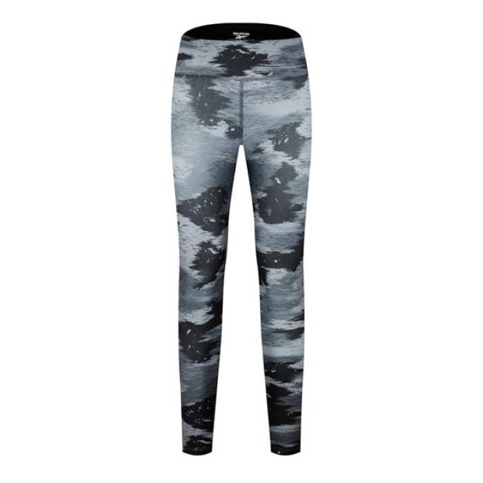リーボック Reebok 【 Workout Ready Camo Print Gym Legging Women Black 】 workout ワークアウト カモ柄 レディース 黒色 ブラック