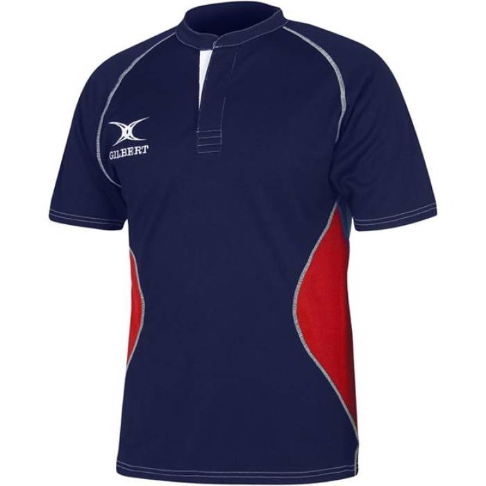 Gilbert 【 Adults Short-Sleeve Performance T-Shirt Men Navy/Red 】 演技 ティーシャツ メンズ 紺色 米国海軍 Red 赤・赤いこと
