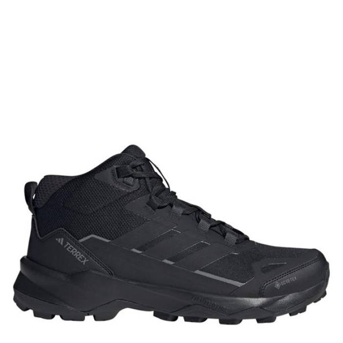 アディダス Adidas 【 Terrex Skychaser Ax5 Mid Gore-Tex Hiking Shoes Mens Men Black 】 ミッド ゴアテックス シューズ 運動すること靴 メンズ メンズ 黒いこと 黒いこと