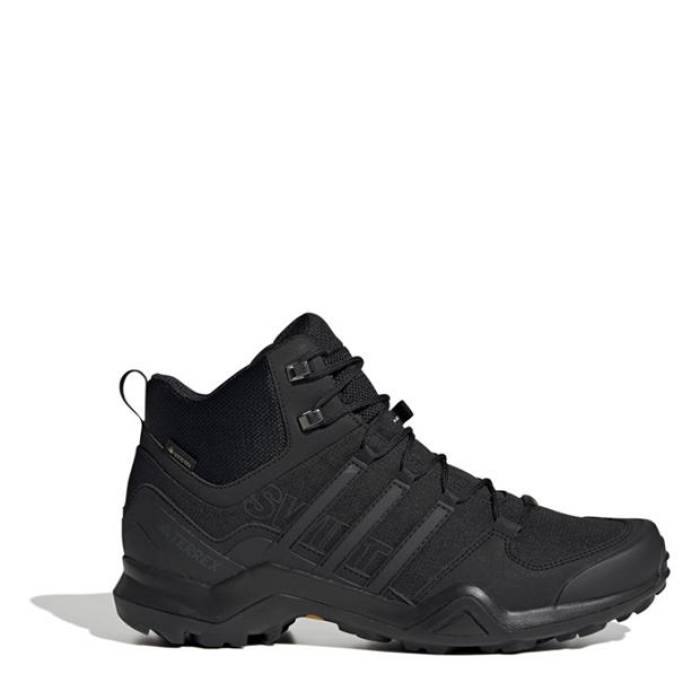 アディダス Adidas 【 Terrex Swift R2 Mid Gtx Shoes Men Black/Black 】 Swift ミッド シューズ 運動靴 メンズ 黒色 ブラック