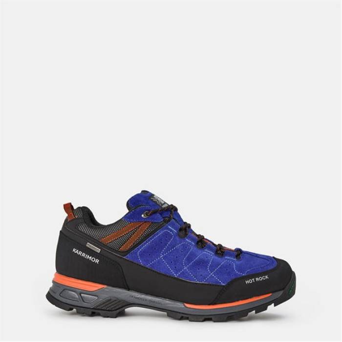 Karrimor 【 Hot Rock Waterproof Walking Shoes Mens Men Blue/Orange 】 シューズ 運動すること靴 メンズ メンズ 青碧 青碧 orange 橙・オレンジ色