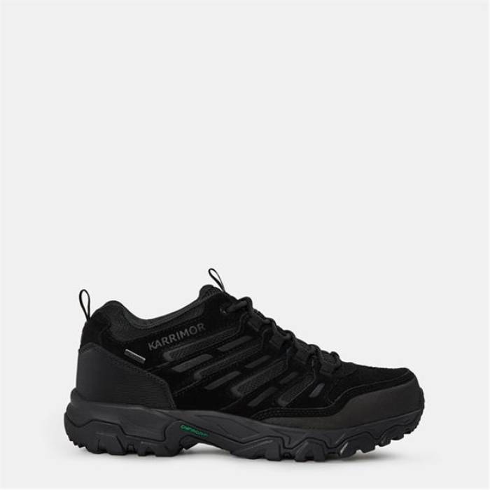 Karrimor 【 Mount Waterproof Walking Shoes Mens Men Black/Black 】 シューズ 運動すること靴 メンズ メンズ 黒いこと 黒いこと