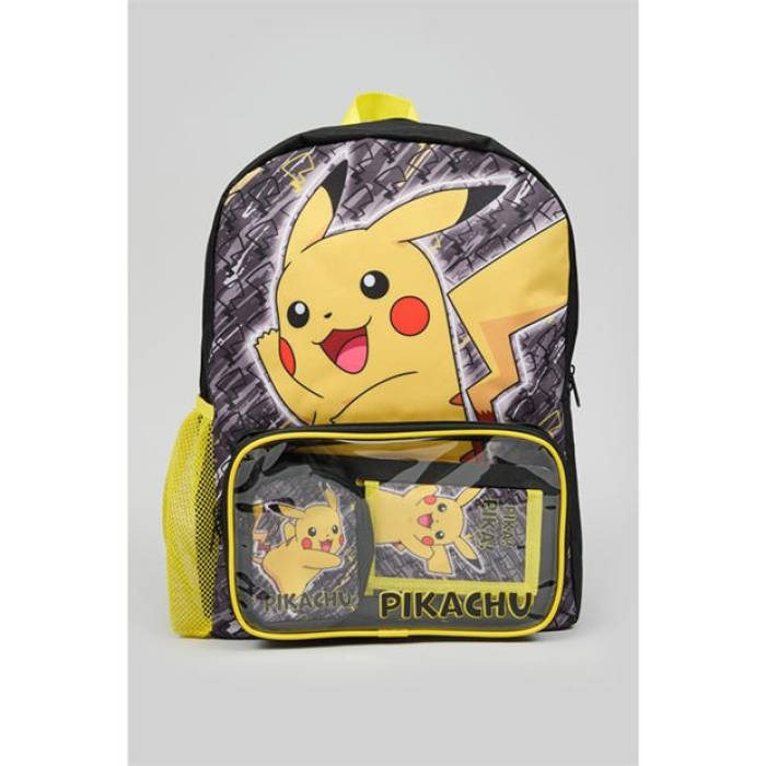 Pokemon 【 Kids' Backpacks Unisex Black 】 ユニセックス 黒色 ブラック