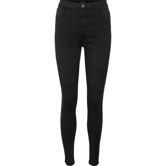 ヴェロモーダ Vero Moda 【 Women's High Rise Slim Fit Straight Leg Jeans Women Black 】 レディース ハイ ライズ slim スリム ジーンズ レディース 黒色 ブラック