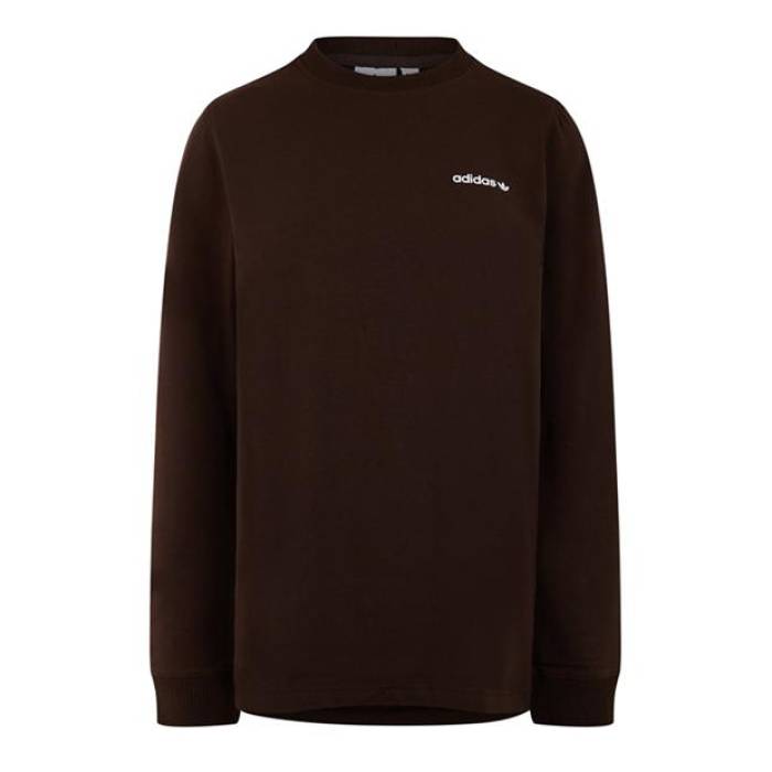 アディダス Adidas Originals 【 Women\u0027s Long-Sleeve T-Shirt Women Brown 】 レディース ティーシャツ レディース 赤銅色 赤銅色