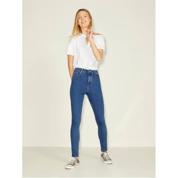 Jjxx 【 Vienna Skinny Jeans Women Medium Blue 】 スキニー ジーンズ レディース 青色 ブルー