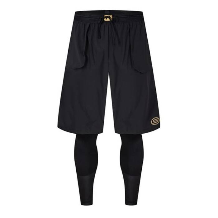 スキンズ Skins 【 Performance Gym Legging Men Black 】 演技 メンズ 黒いこと 黒いこと