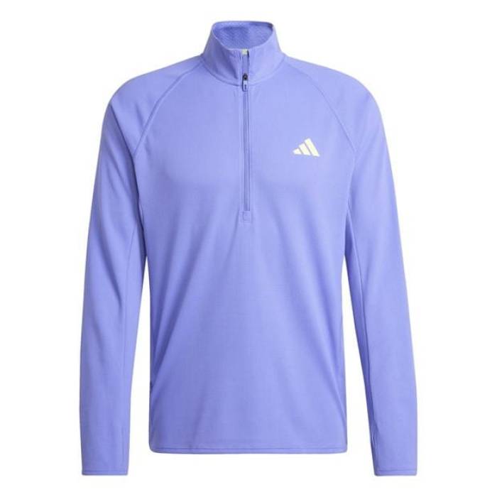 アディダス Adidas 【 Adizero Running Quarter-Zip Long Sleeve Top Mens Men Secobl 】 アディゼロ Sleeve 捩り メンズ メンズ